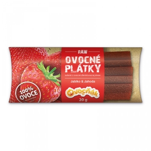 Ovocné plátky jahodové 20g