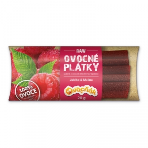 Ovocné plátky malinové 20g